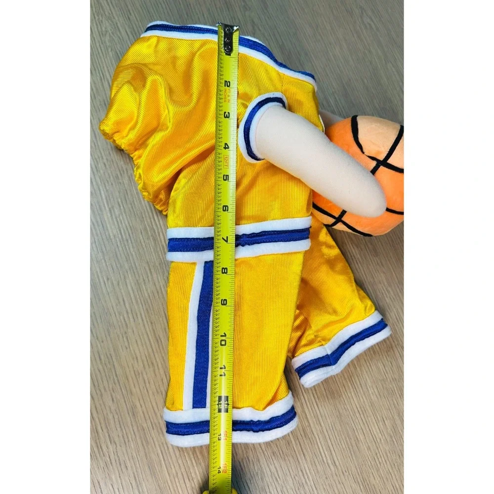 Show & Tail The Ball Hog Dog Basketball Costume Large L Yellow Halloween